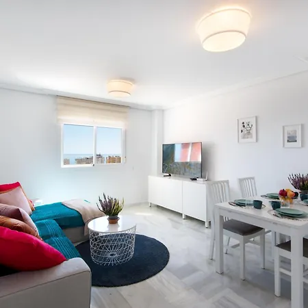 Sea View And 350m To The Appartement Torremolinos